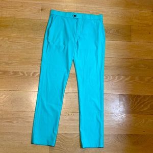 Greyson Golf Montauk Trouser in Aqua Blue